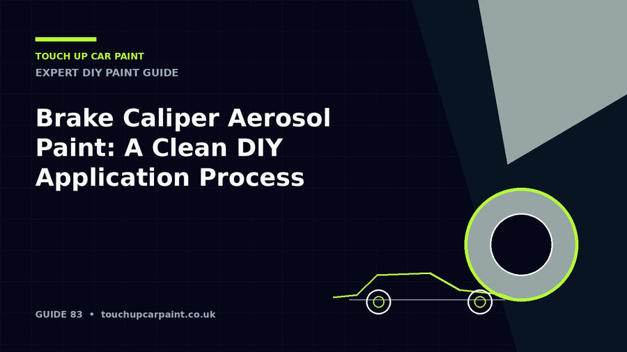 Brake Caliper Aerosol Paint: A Clean DIY Application Process
