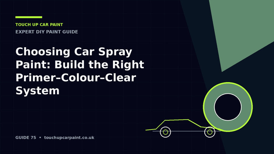 Choosing Car Spray Paint: Build the Right Primer–Colour–Clear System