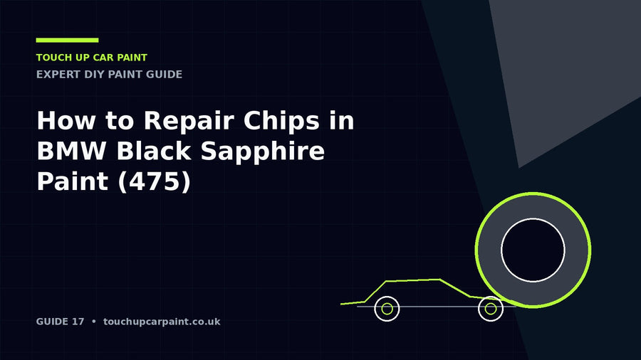 How to Repair Chips in BMW Black Sapphire Paint (475)