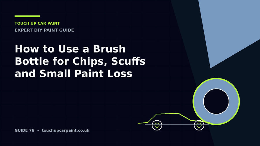 How to Use a Brush Bottle for Chips, Scuffs and Small Paint Loss