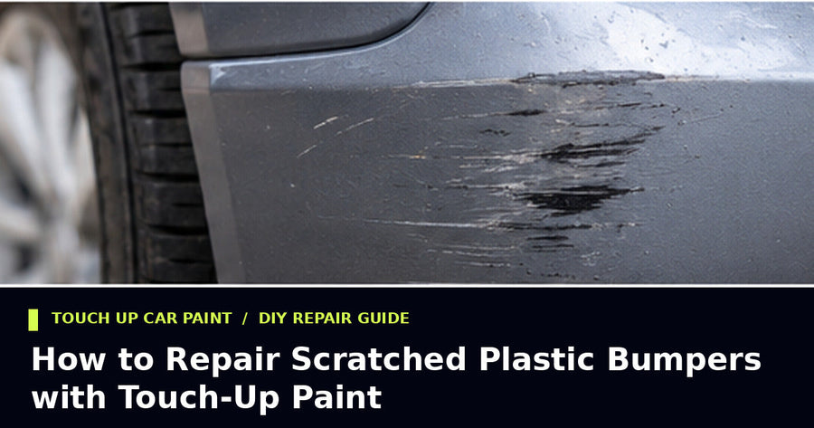 How to Repair Scratched Plastic Bumpers with Touch-Up Paint