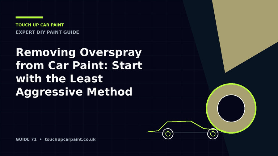 Removing Overspray from Car Paint: Start with the Least Aggressive Method