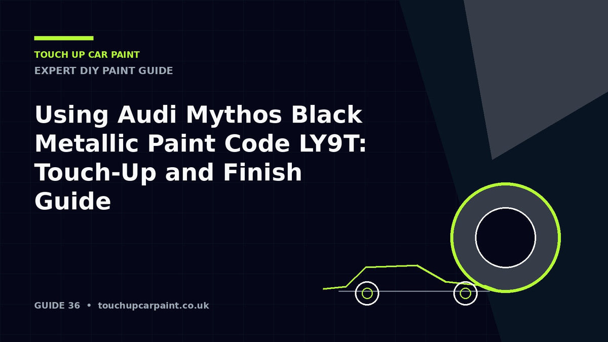 Using Audi Mythos Black Metallic Paint Code LY9T: Touch-Up and Finish Guide – Touch Up Car Paint guide