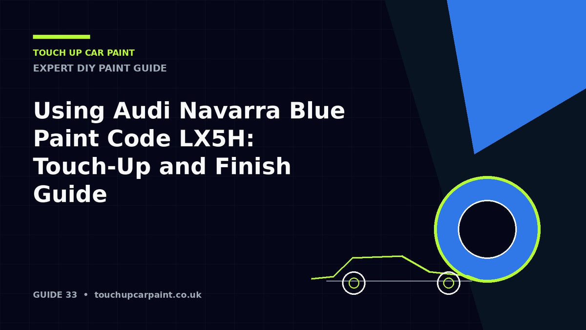 Using Audi Navarra Blue Paint Code LX5H: Touch-Up and Finish Guide – Touch Up Car Paint guide