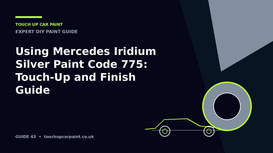Using Mercedes Iridium Silver Paint Code 775: Touch-Up and Finish Guide