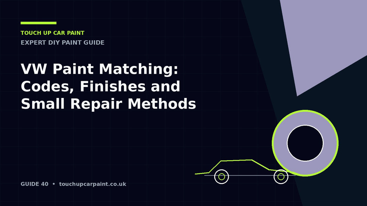 VW Paint Matching: Codes, Finishes and Small Repair Methods – Touch Up Car Paint guide