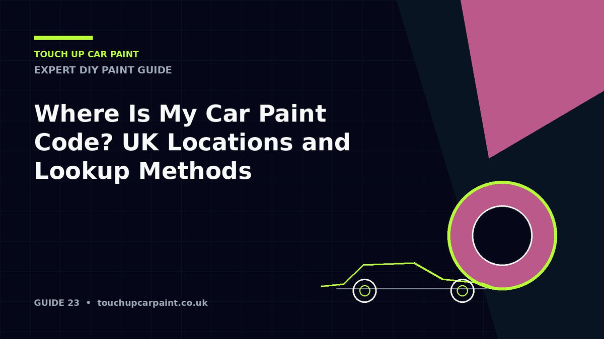 Where Is My Car Paint Code? UK Locations and Lookup Methods – Touch Up Car Paint guide