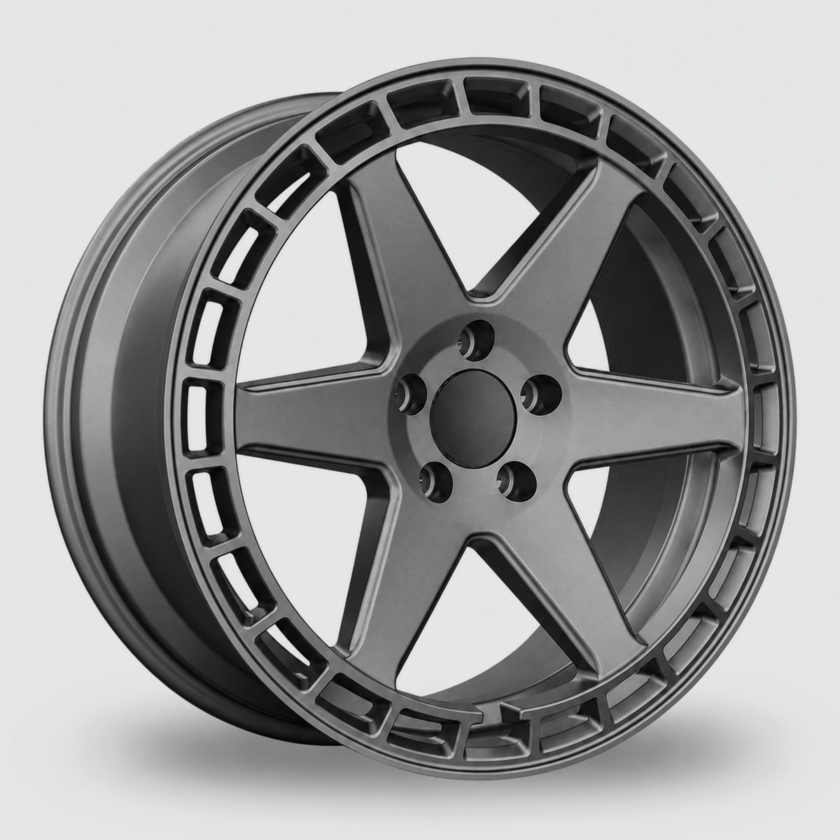 Audi Titanium Grey alloy wheel paint colour