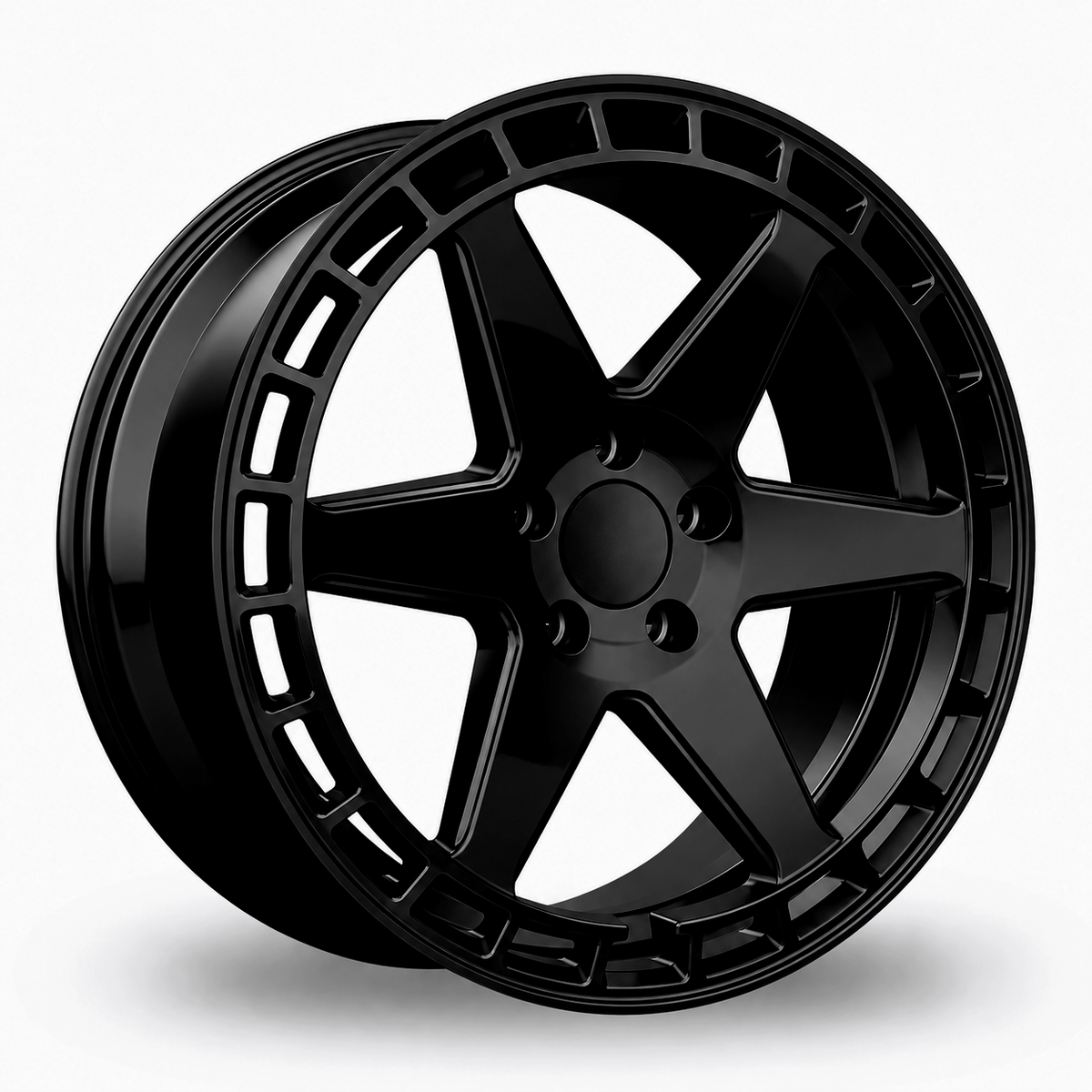 Audi Gloss Black alloy wheel paint colour