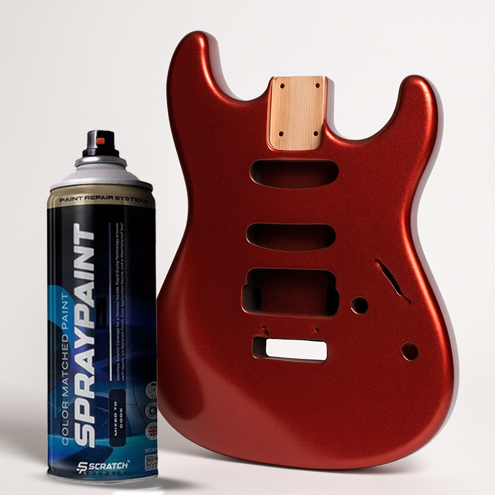 Deep Crimson Nitrocellulose Guitar Lacquer – 400ml product image