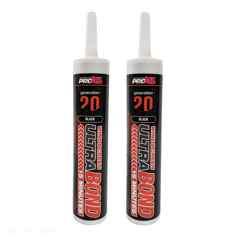 Proxl Generation20 - Ultra Ms Windscreen Adhesive Black (310Ml) – Product product image