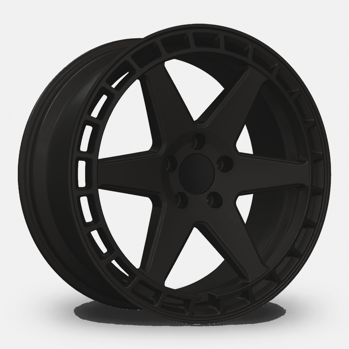 Porsche Satin Black alloy wheel paint colour