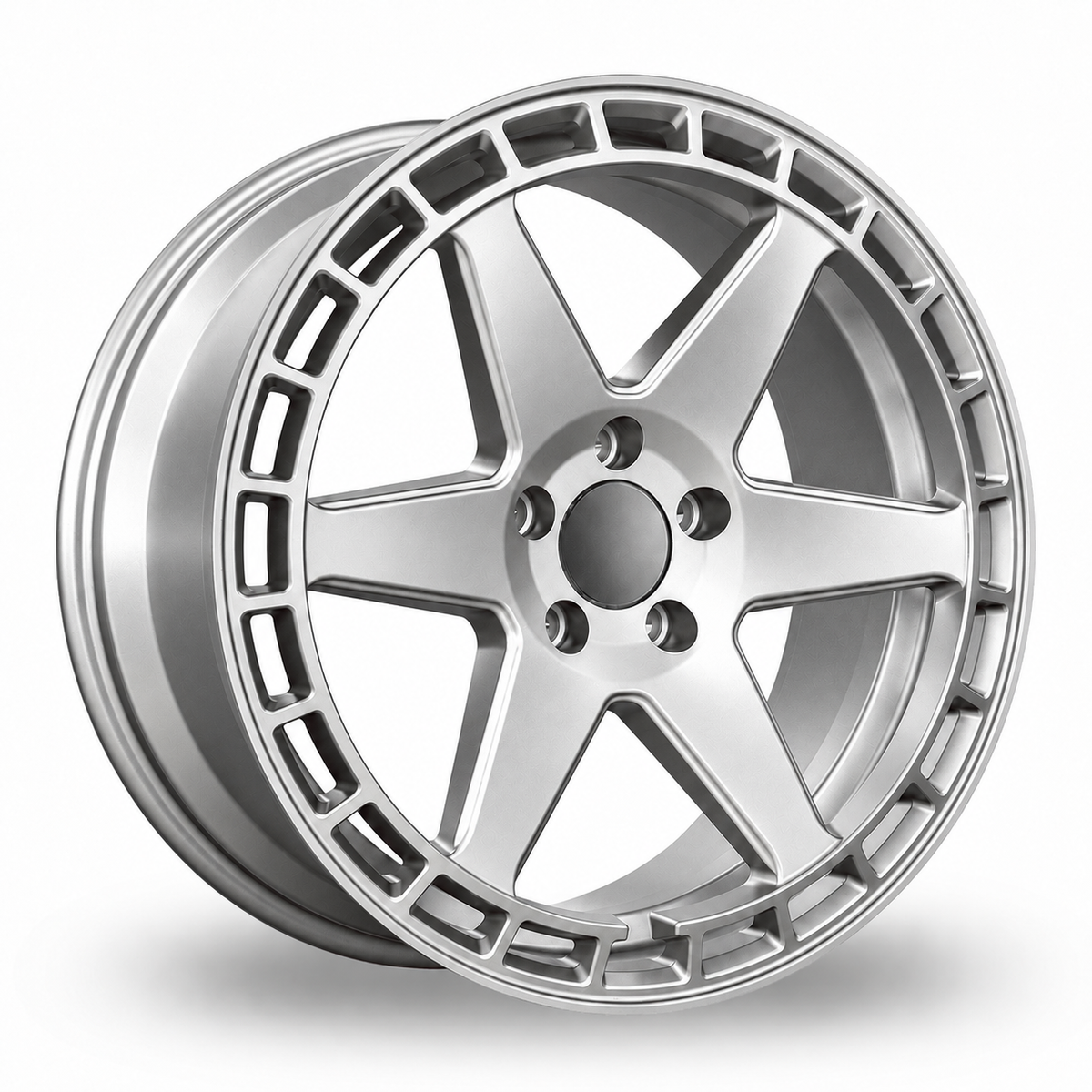 Volvo Diamond Cut Silver alloy wheel paint colour