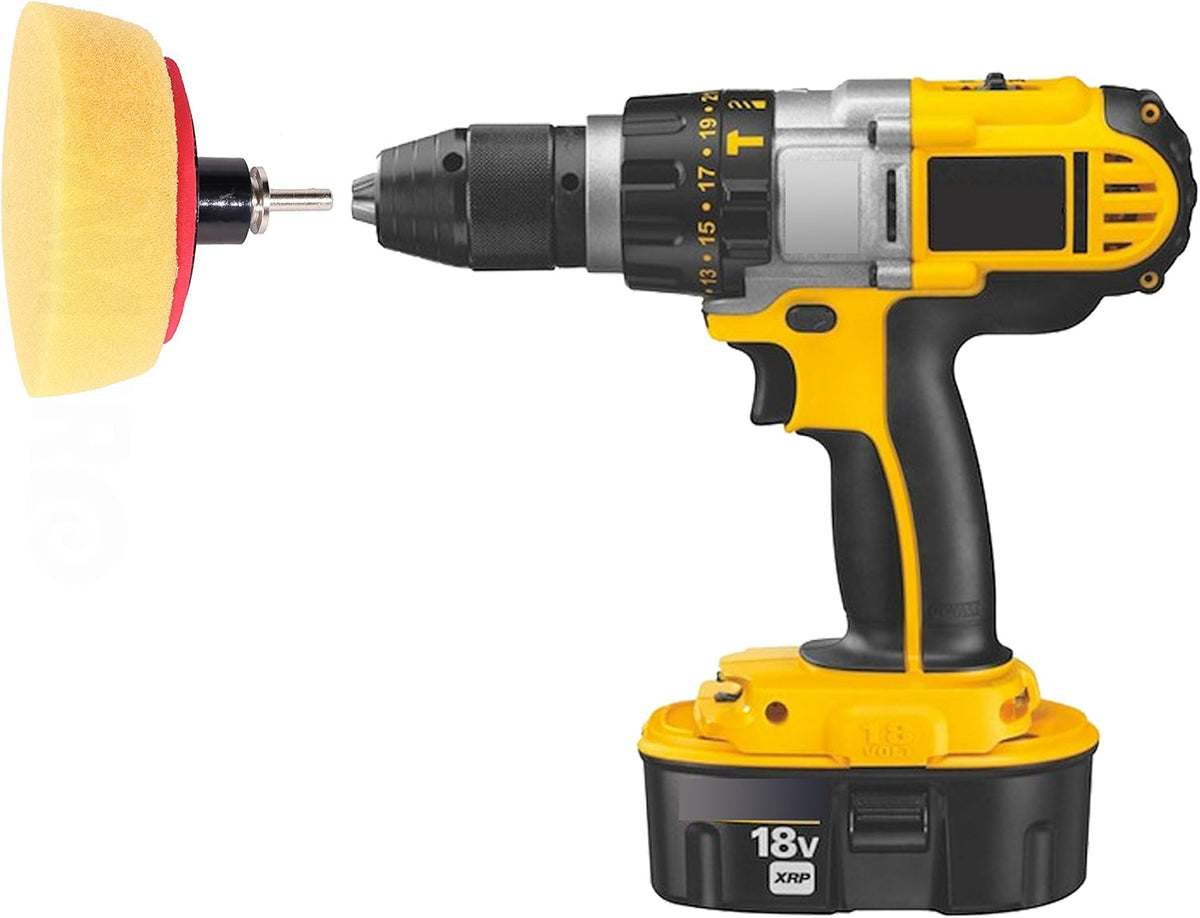 Car Polishing Kit Car Buffing and Wax Polishing Drill Attachment Tool with Fastener Wheels – Paint Preparation & Repair