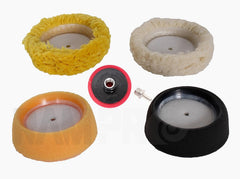 Car Polishing Kit Car Buffing and Wax Polishing Drill Attachment Tool with Fastener Wheels – Paint Preparation & Repair