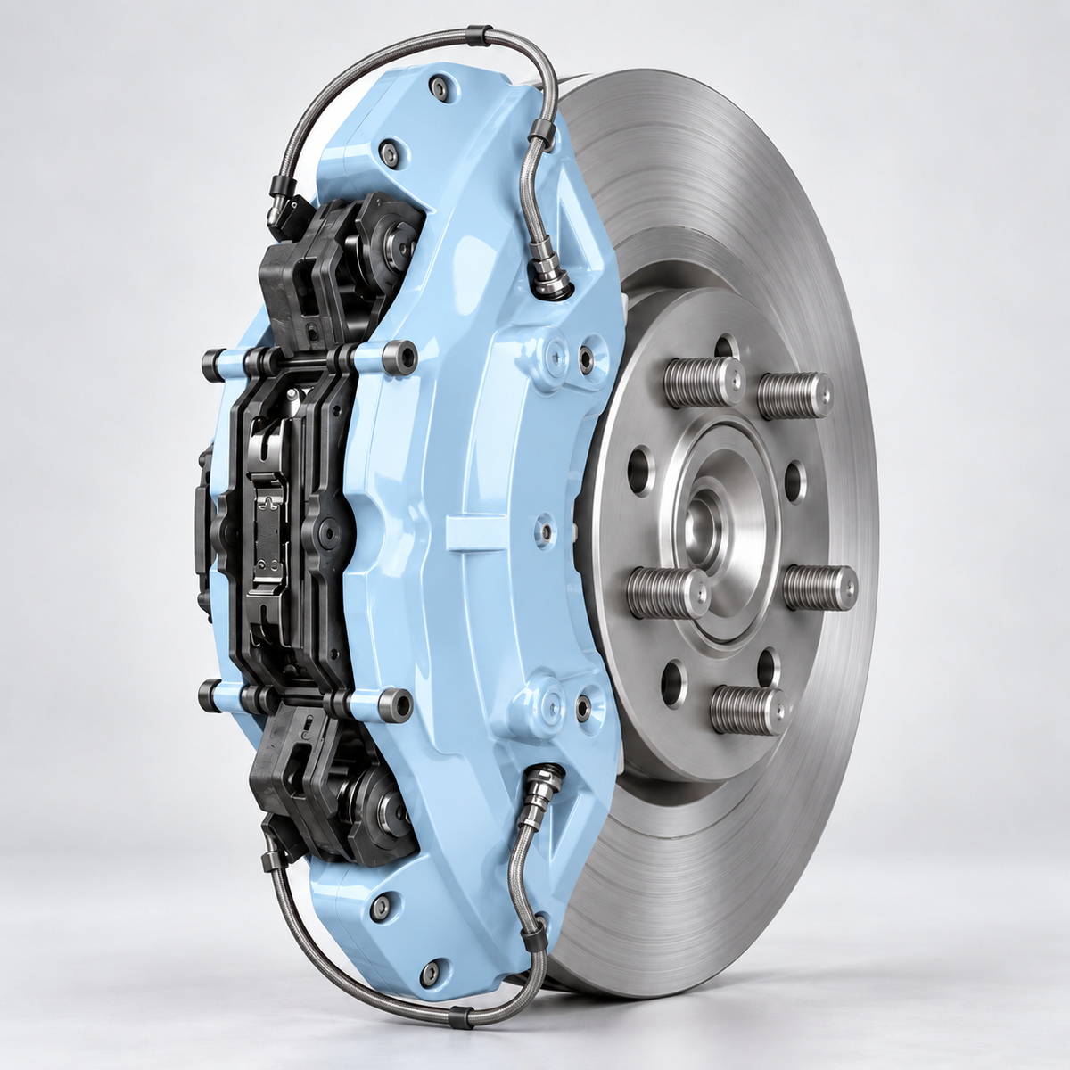 Turquoise Blue brake caliper paint