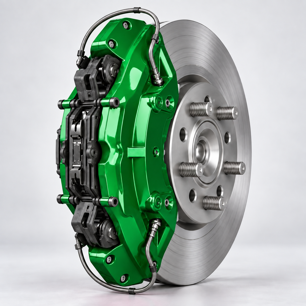 Luminous Green brake caliper paint