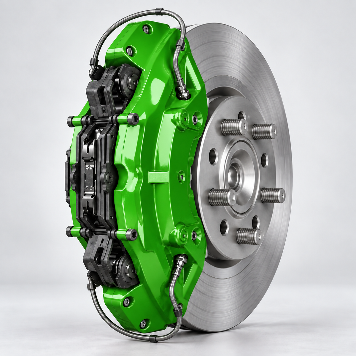 Olive Green brake caliper paint