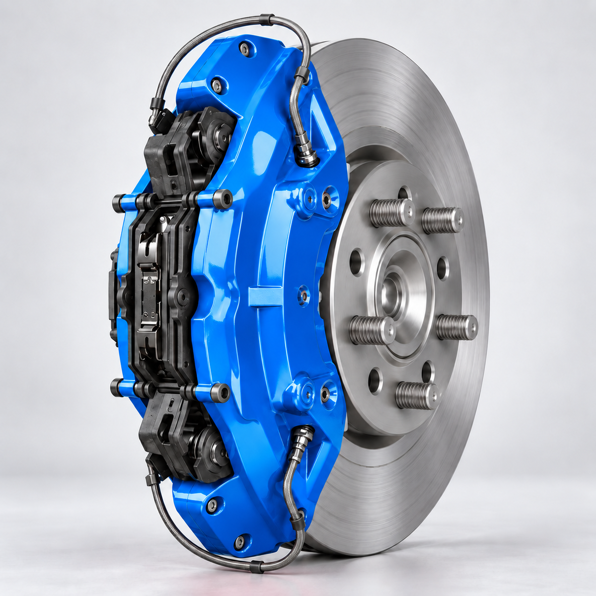 Electric Blue brake caliper paint