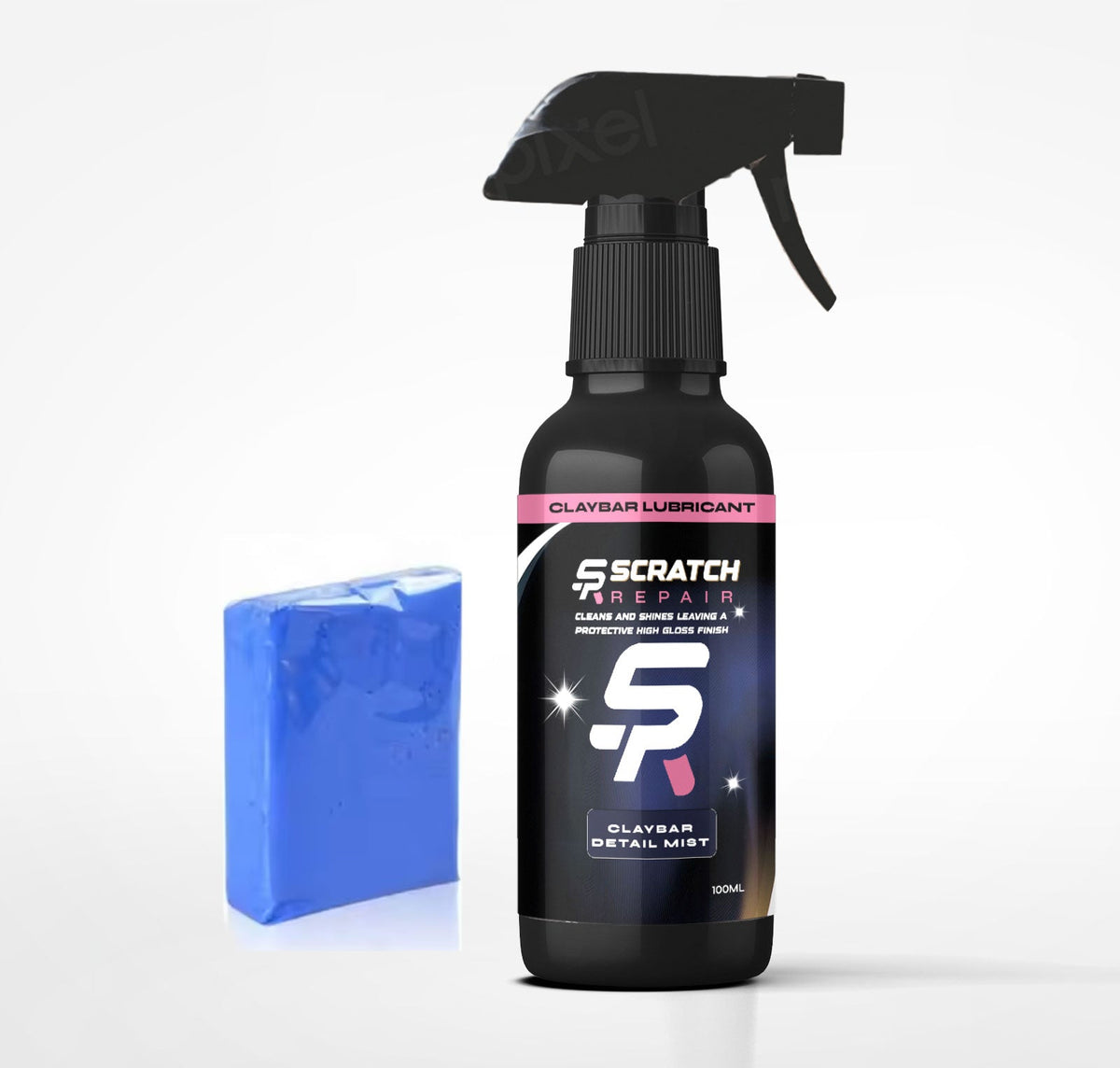 Claybar with Claybar Lubricant – Paint Preparation & Repair product image