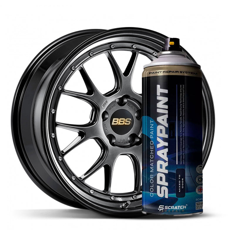 BBS Diamond Black Paint – OEM Finish Spray Paint for Alloy Wheels Alloy Wheel Repair Paint product image