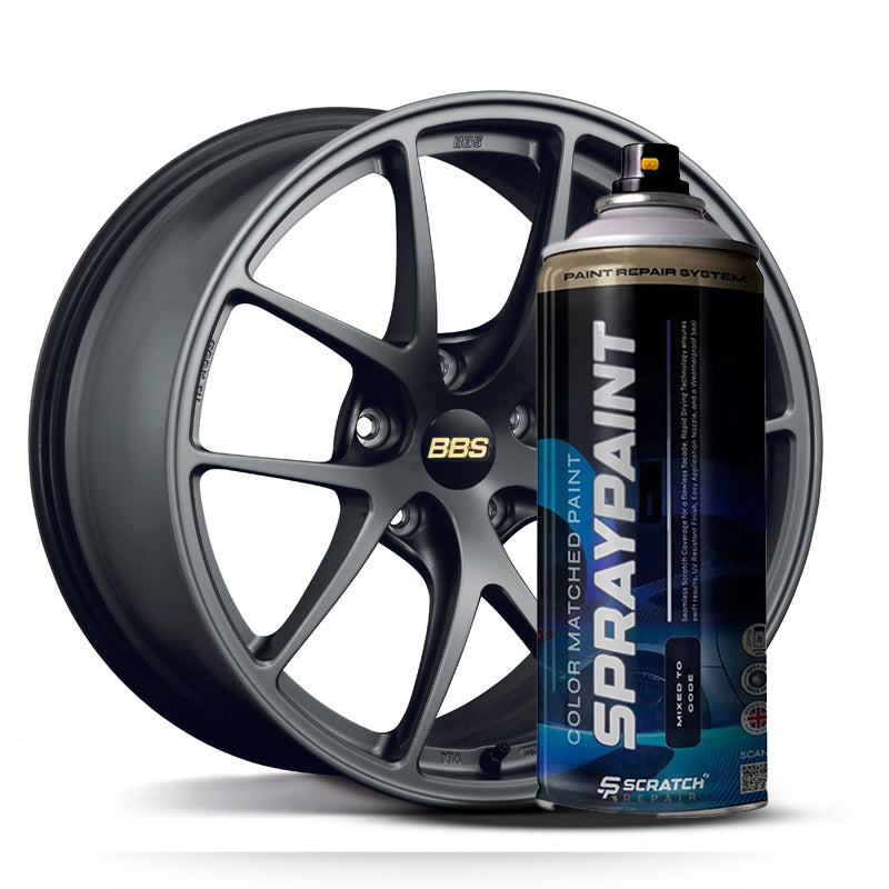 BBS Gunmetal Paint – OEM Finish Spray Paint for Alloy Wheels Alloy Wheel Repair Paint product image