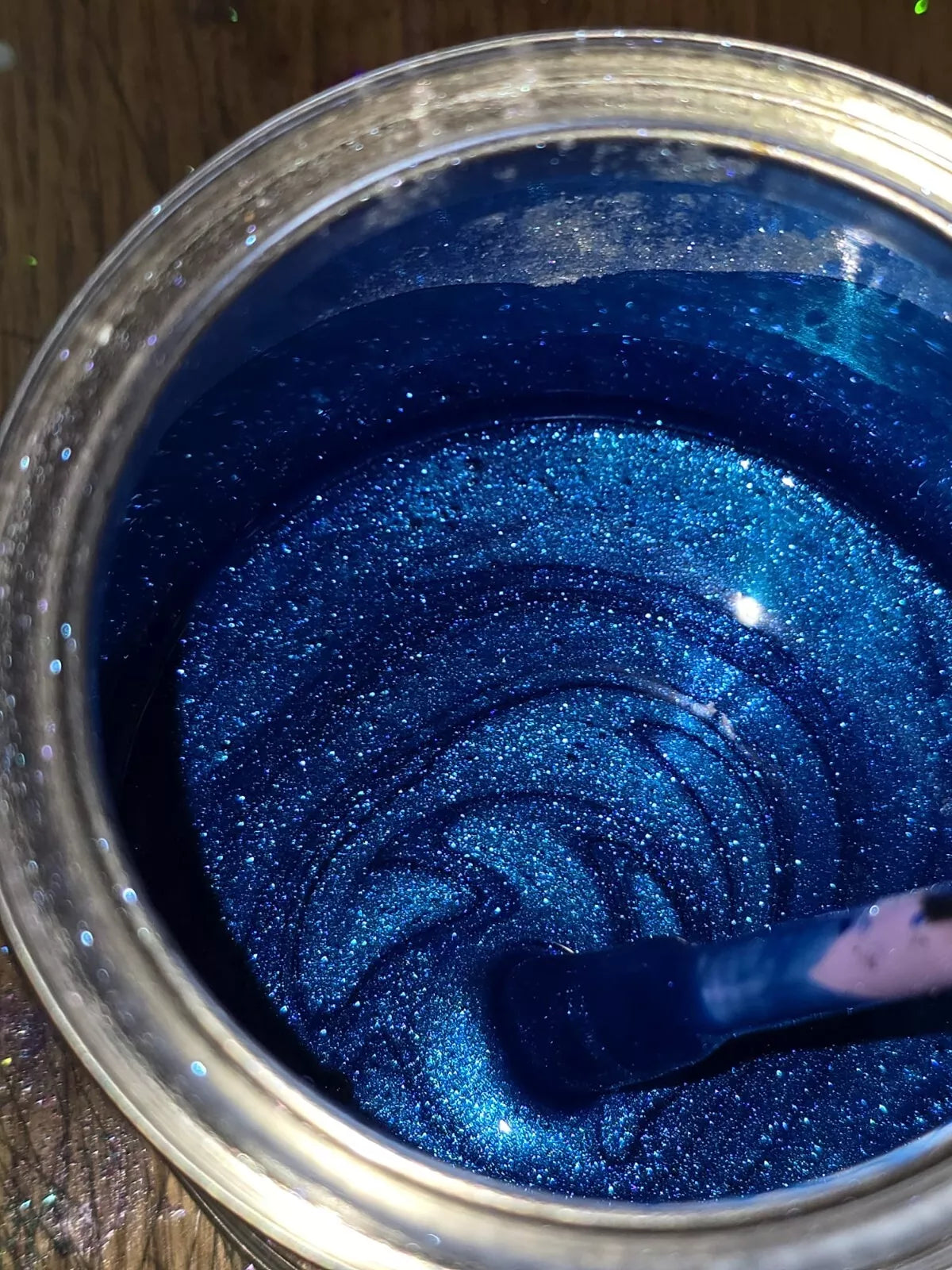 Cosmic Shift Blue: Heat-Resistant Color-Changing Metal-Flake Effect Paint product image – view 3