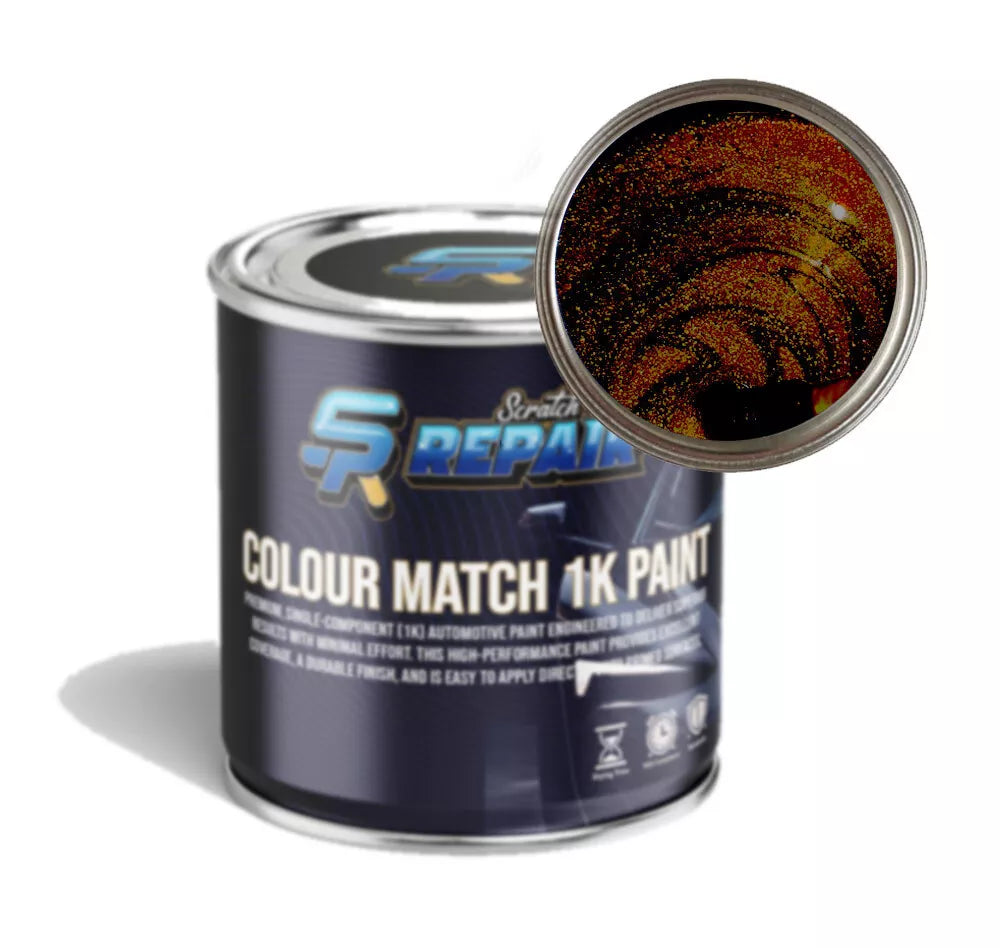 Starlight Onyx: Heat-Resistant Black Paint with Gold Sparkle Metal-Flake Effect Paint product image