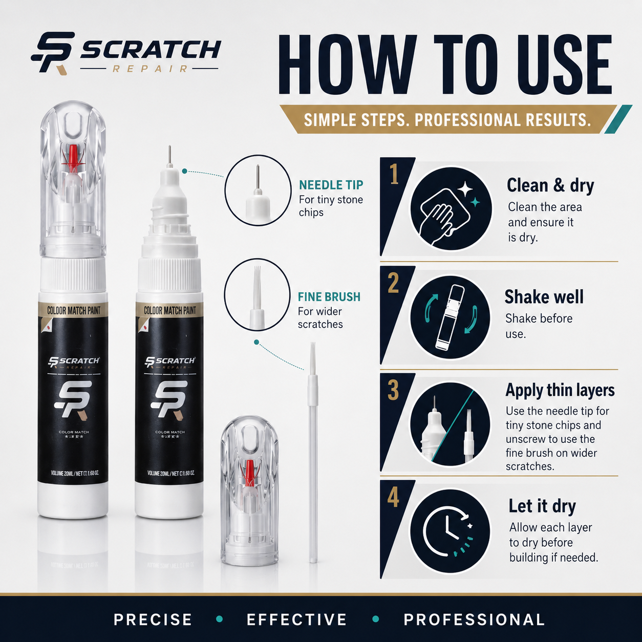 20ml Car Touch Up Paint Pen – Precision Colour Matched Paint | Touch Up Paint Car – image 4
